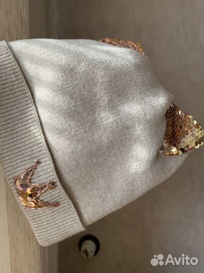 Шапка 2 шт Детская для девочки 4-6 лет