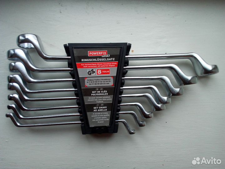 Powerfix накидные ключи 6-22 германия