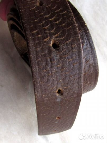 Ремень кожаный брючный 110 см б/у