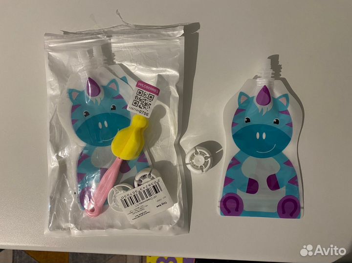 Паучи многоразовые для детского питания