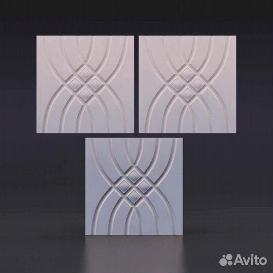 Гипсовая 3D панель 