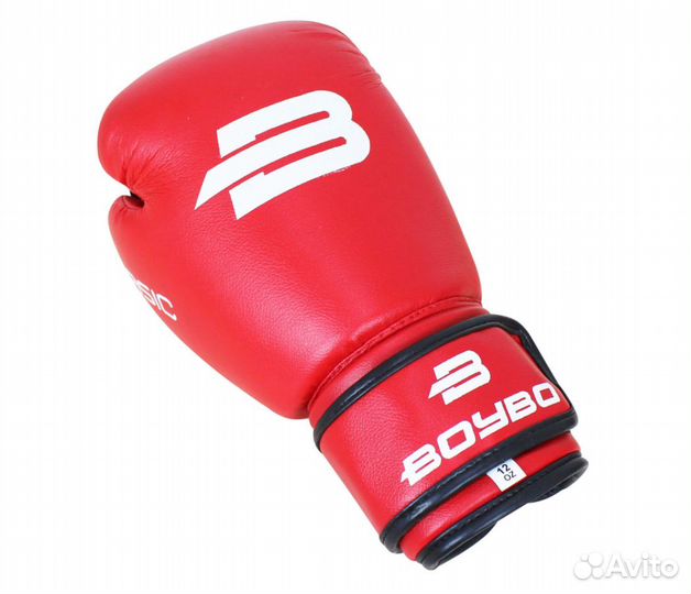 Перчатки для бокса BoyBo Basic красные (6 oz)