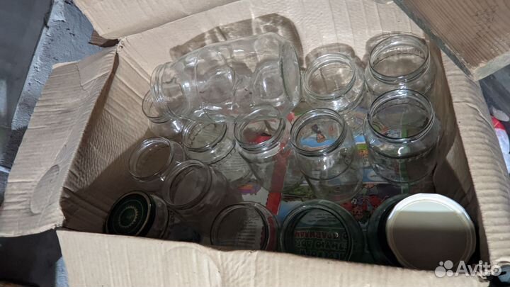 Банки стеклянные разные