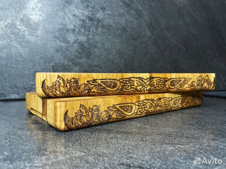 Торцевая разделочная доска из дуба