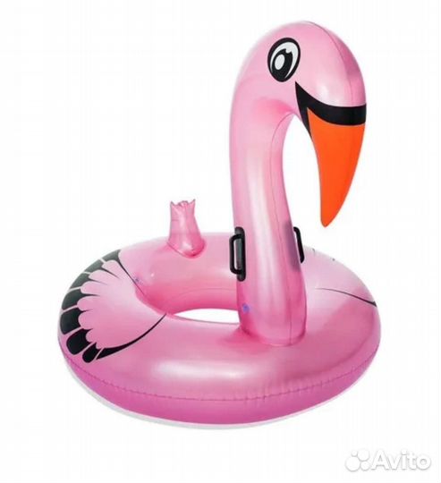 Надувной круг Bestway блестящий Розовый Фламинго