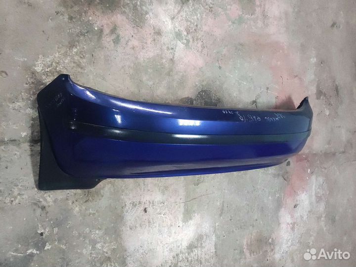 Задний бампер Skoda Fabia шкода фабиа хетчбэк