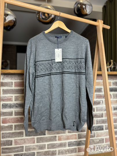 Свитер джемпер шерсть Trussardi jeans новый 48