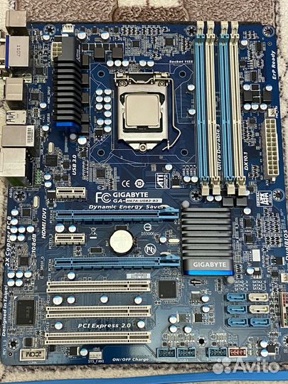 Материнская плата 1155 + i5 2400 + 8 Гб озу