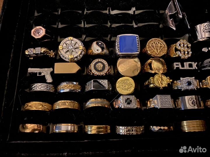 Кольца мужские бижутерия