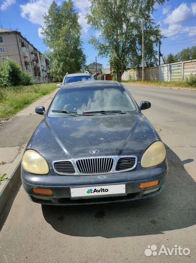 Daewoo Leganza 2.2 AT, 2000, битый, 10 000 км
