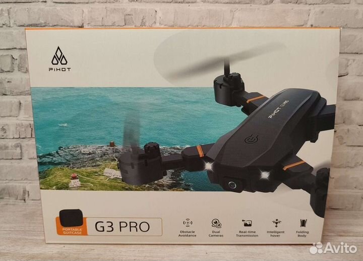 Квадрокоптер дрон с двумя камерами FullHD