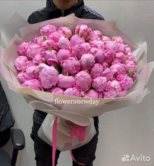 Пионы букет пионов 7 11 19 15