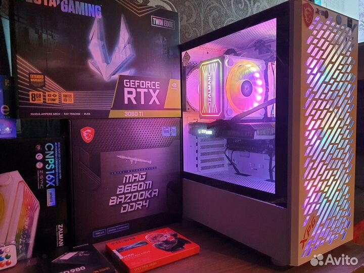 Мощный XPG Gaming PC Core i5-12600KF+ RTX3060 Ti