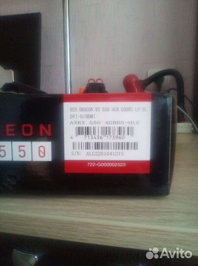 AMD Radeon rx 550 Red Dragon 4Gb