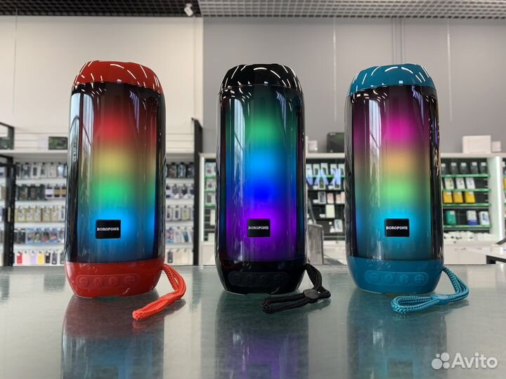 Компактная колонка со светомузыкой