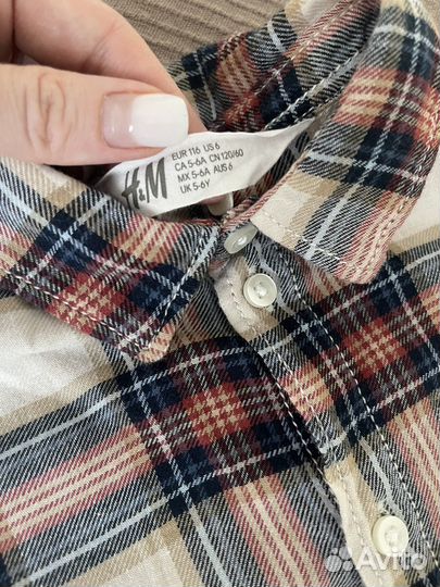 Рубашка детская для мальчиков H&M