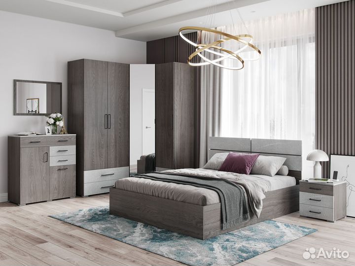 Тумба прикроватная с ящиками