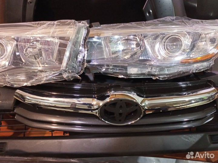 Передняя часть Toyota Highlander 3 3 HU50