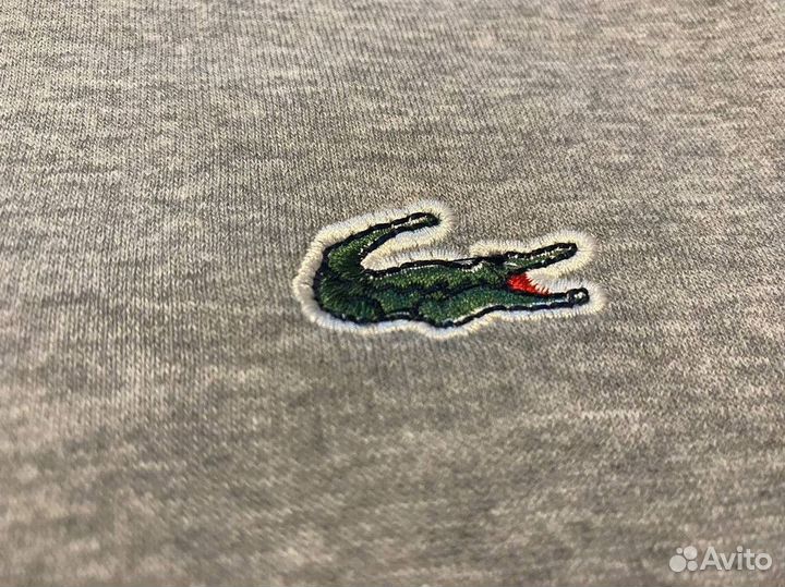 Свитшот lacoste — утепленный