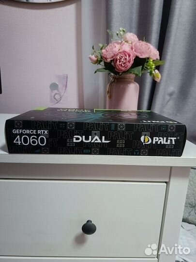 Видеокарта Palit nvidia GeForce RTX4060 dual 8gb