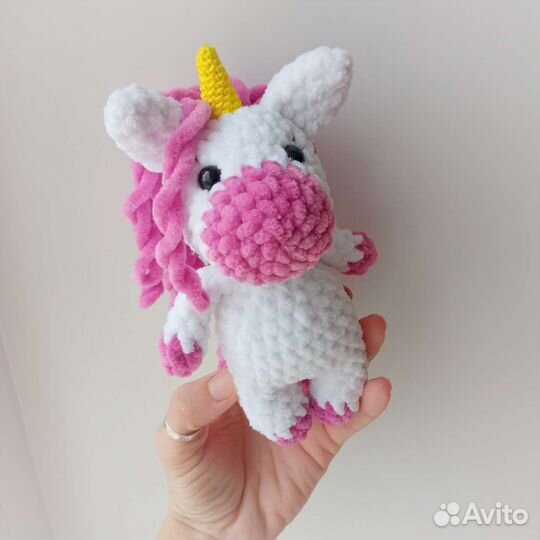Вязаная Единорожка. Игрушка