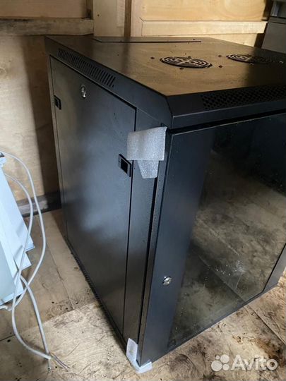 Серверный шкаф hyperline TWM 1566 GR RAL9004