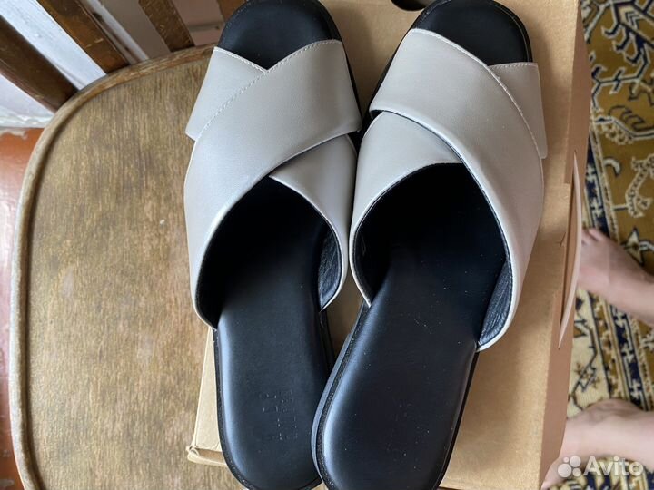 Мюли шлепки из натуральной кожи Ralf Ringer