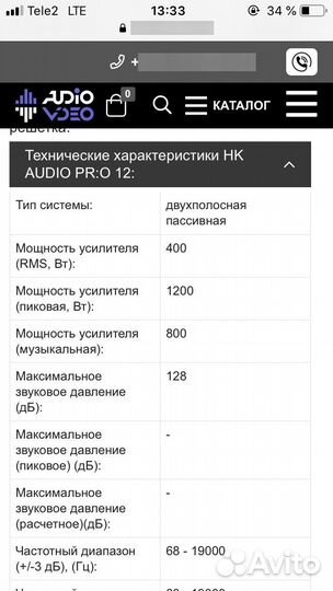 Профессиональные колонки HK audio PR: O 12