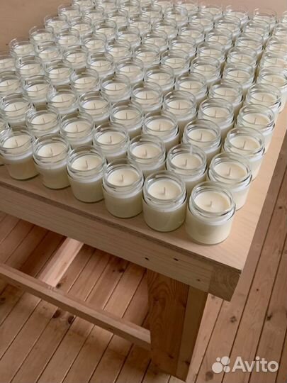 Натуральный соевый воск для контейнерных свечей