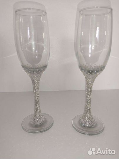 Свадебные бокалы новые
