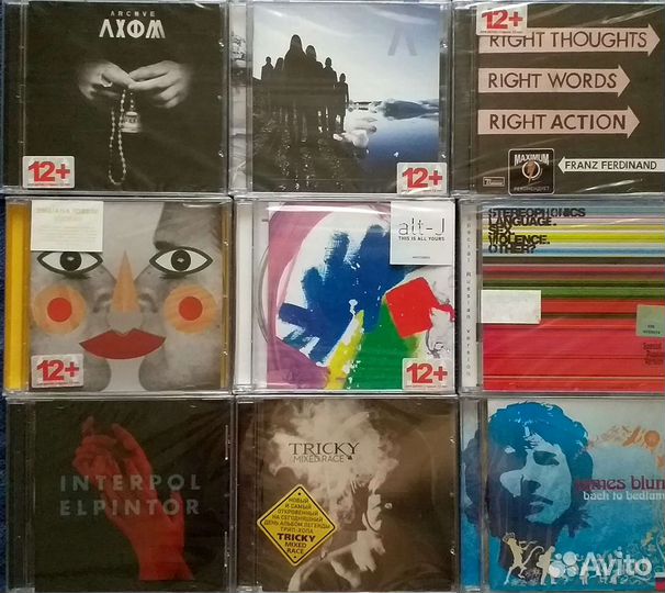 Компакт диски лицензия запечатаные новые рок,инди