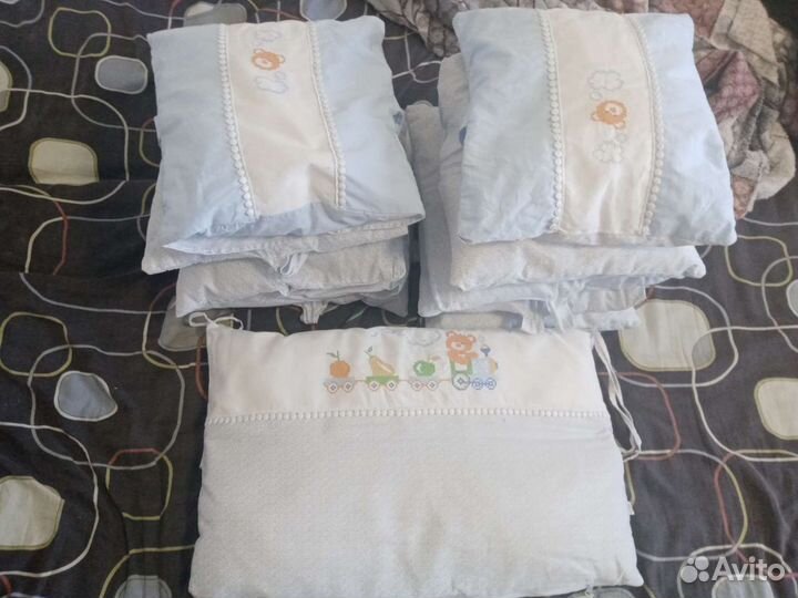 Бортики в детскую кроватку бу