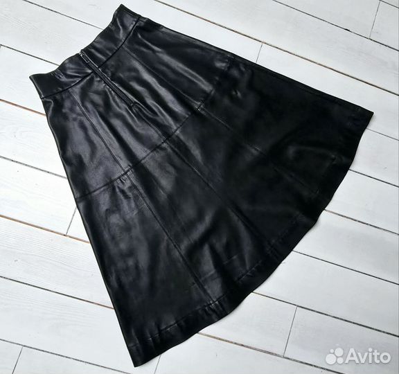 Длинная юбка из экокожи Lime xs