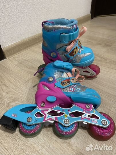 Роликовые коньки детские раздвижные