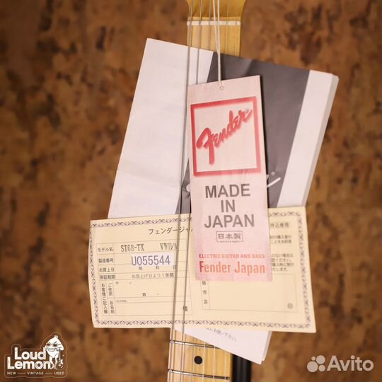 Fender ST68-TX Stratocaster Vintage White 2010