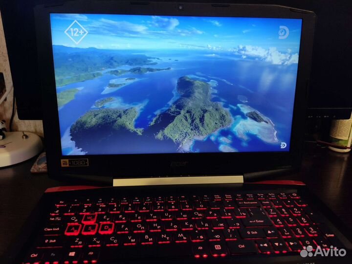 Acer игровой core i5, gtx 1050 4gb, 16 gb ram