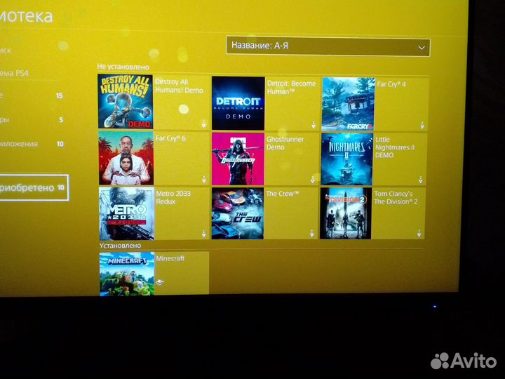 Sony PS4 slim 1tb с 10 играми