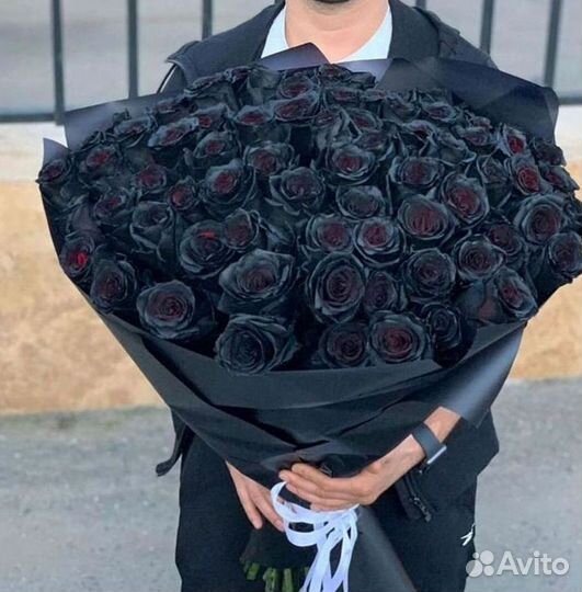 Чёрные розы. Цветы Букеты с доставкой