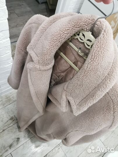 Шуба женская искуственная тедди 46-48