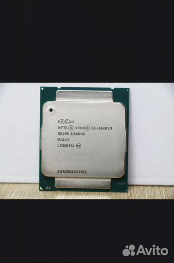 Процессор Xeon e5 2640v3