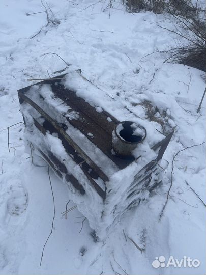 Печь для бани бу из газовой трубы