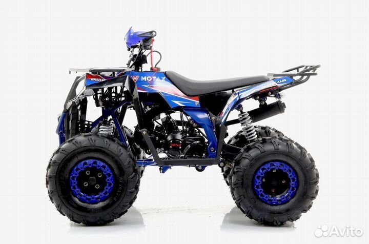 Детский квадроцикл 125 кубов Grizlik A125 синий