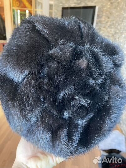 Берет женский норковый (2шт)