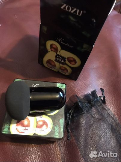 Тональная основа- пудра - кушон 3в1 с кистью/новая