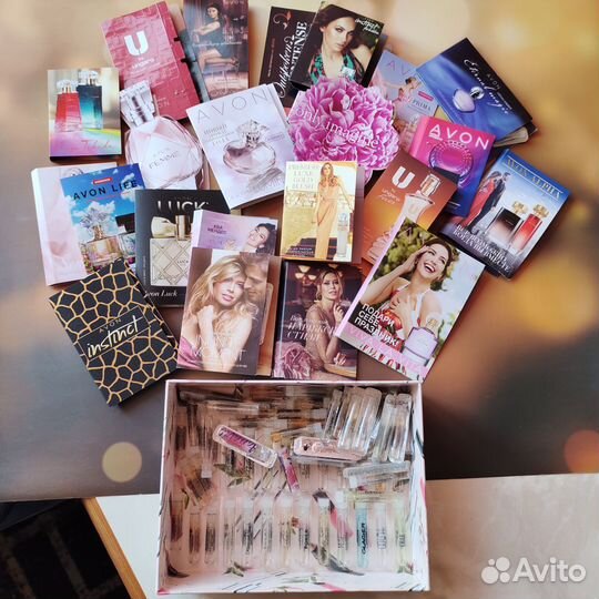 Редчайшие Пробники Avon Oriflame контейнеры