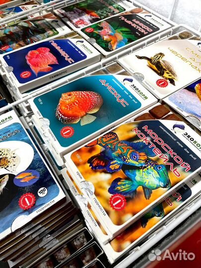 Замороженный корм мотыль, артемия, трубочник и т.д