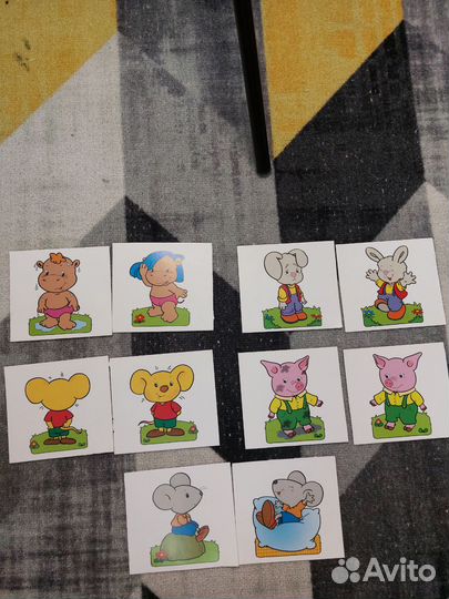 Пазлы и карточки для малышей