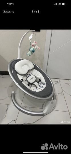 Детская электрокачель