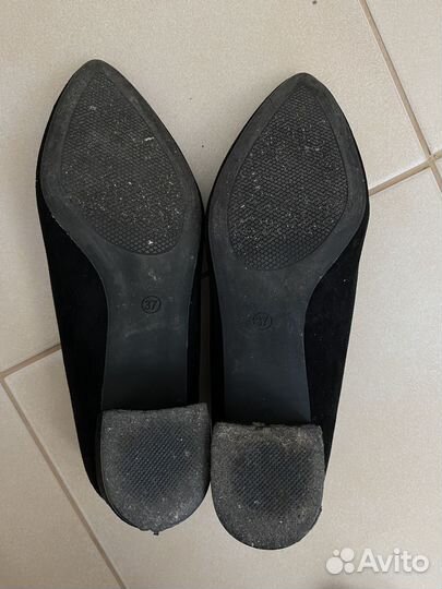 Туфли женские 37 размер замшевые