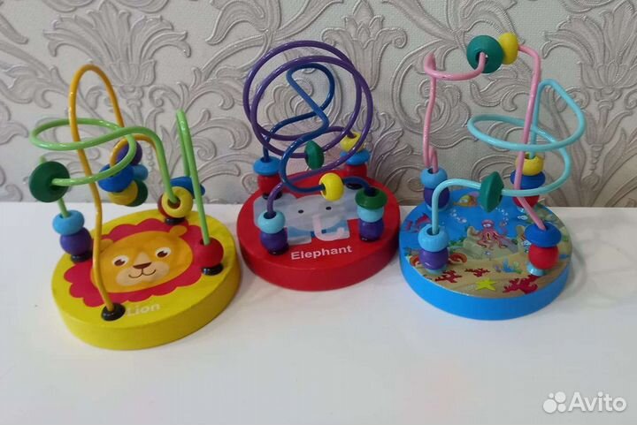 Развивающие деревянные игрушки